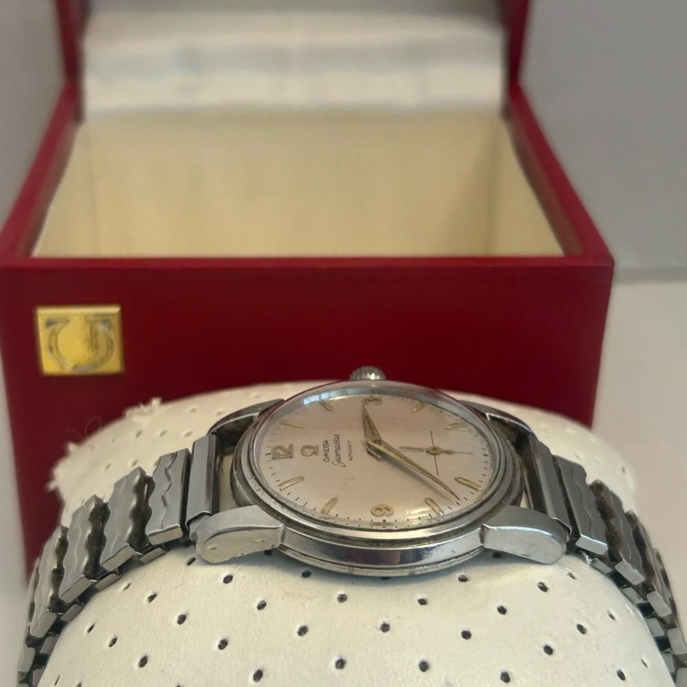 Omega Seamaster Vintage Automatic Swiss Mens Watch w Box - Picture 9 of 11